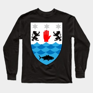 Traditional Niall of the Nine Hostages Crest Long Sleeve T-Shirt